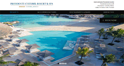 Desktop Screenshot of presidentecozumel.com